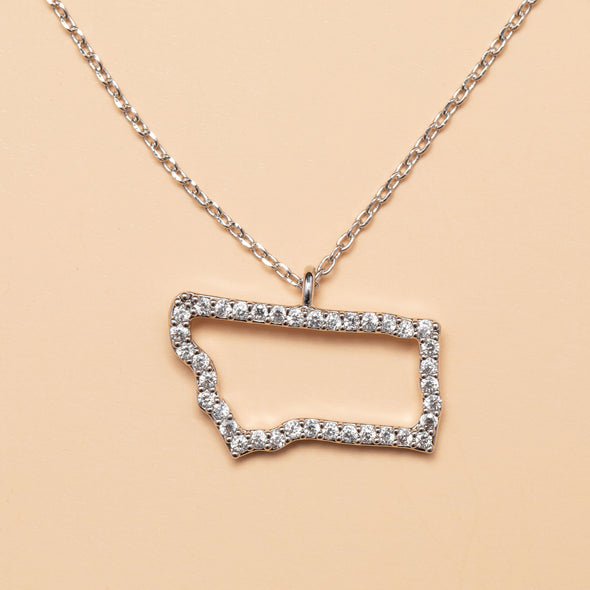 Forever 406 Necklace in Silver