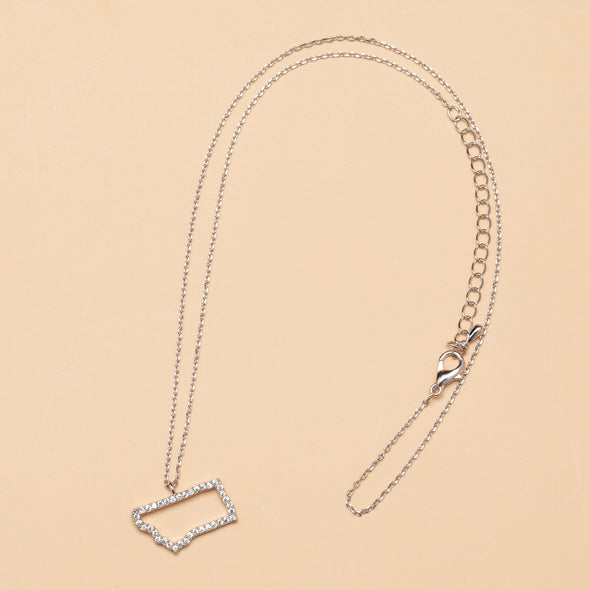 Forever 406 Necklace in Silver