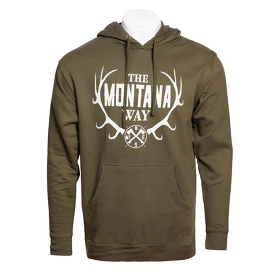 The Logo Hoodie in Army