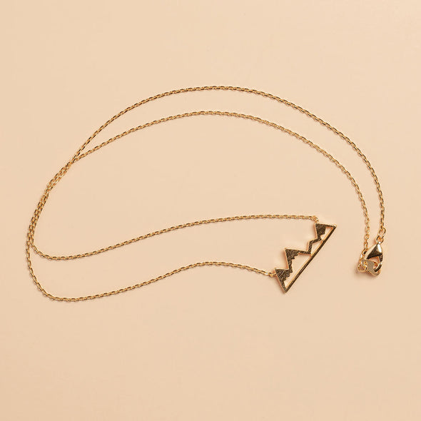 Not All Who Wander Are Lost Necklace in Gold