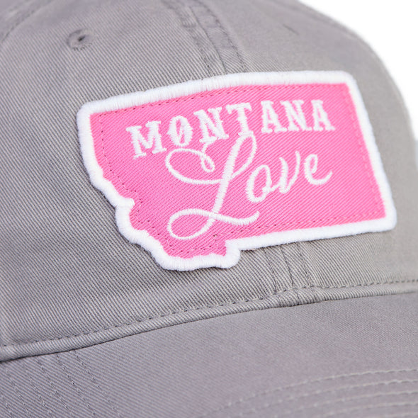 Montana Love Relaxed Twill Hat in Grey