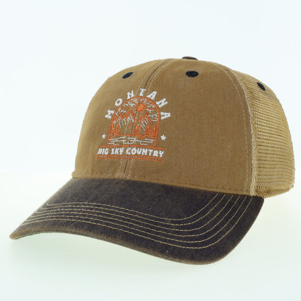 Big Sky Country Trucker in Tan/Navy/Khaki