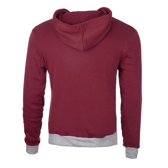 Est. MMXIV 1/4 Zip in Maroon/Grey