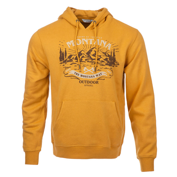 Sound of The Wild Hoodie in Faded Gold