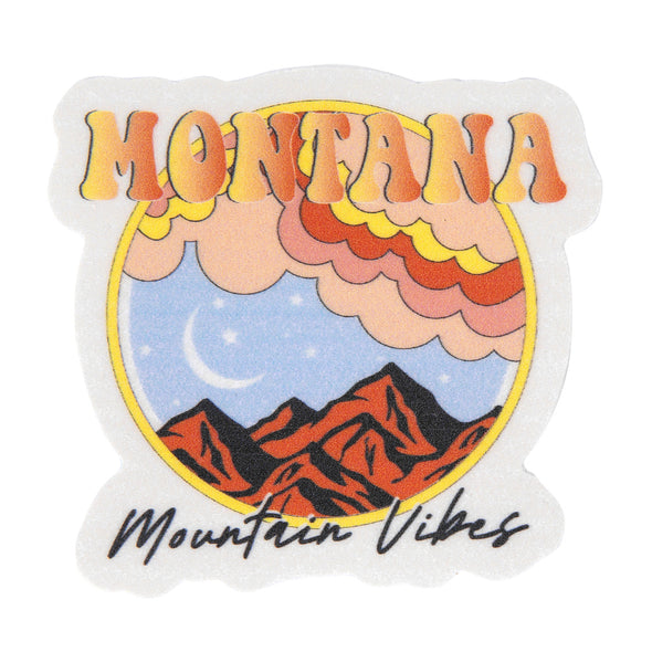 Mountain Vibes Vinyl Decal - Regular or Mini