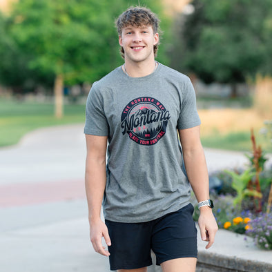 Montana U.S.A. Tee in Oxford Heather