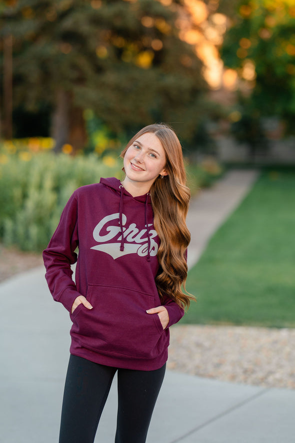 TMW Griz Hood in Maroon