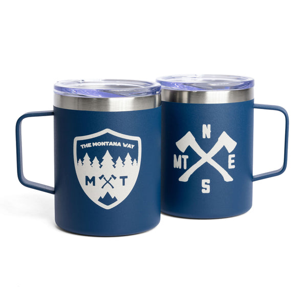 The Badge Coffee Cup in Navy