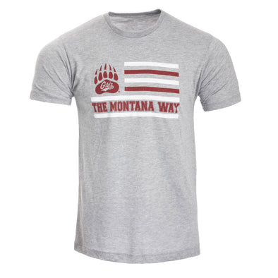 Griz Game Day Tee in Heather Grey