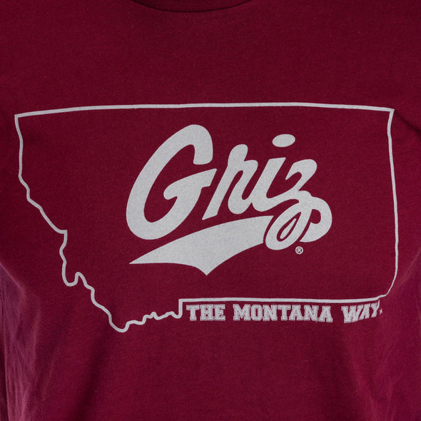 The Montana Way Game Day Tee in Maroon