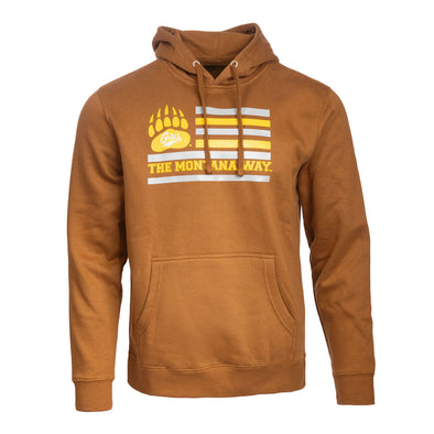 The Griz Flag Hoodie in Dark Copper