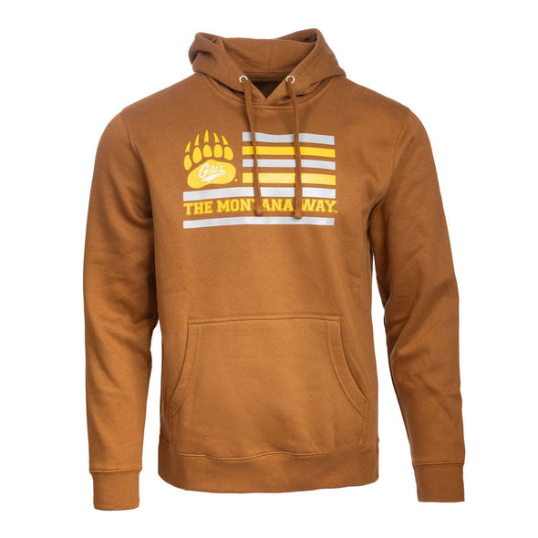 The Griz Flag Hoodie in Dark Copper