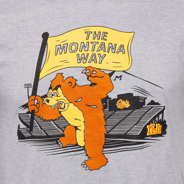 Rally Otto Tee in Heather Grey