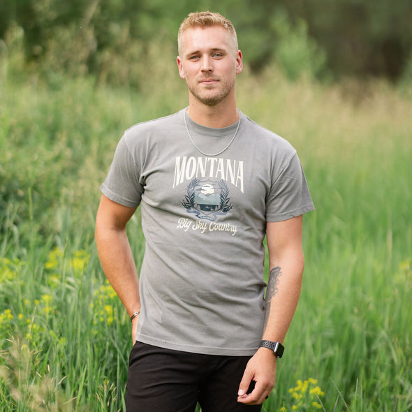 1889 Garment Dyed Tee in Hazy Days