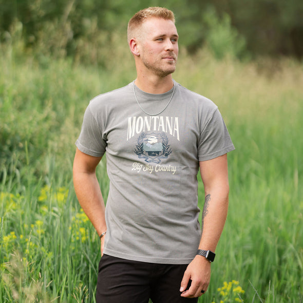 1889 Garment Dyed Tee in Hazy Days