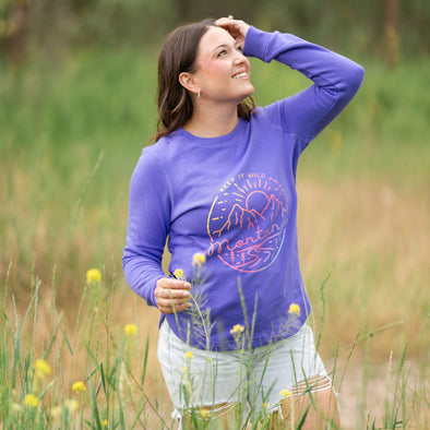 Keep It Wild Crew in Purple