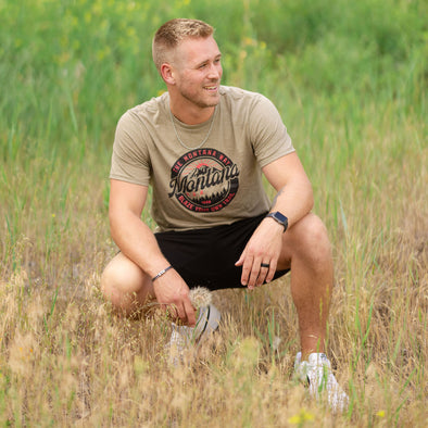 Montana U.S.A. Tee in Coyote Brown
