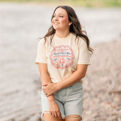 The Bandana Comfort Colors Boxy Tee in Ivory