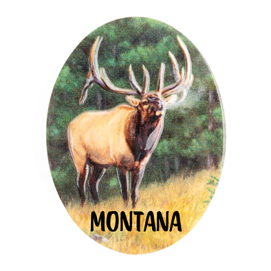 Cliff Rossberg - Elk Bugle Magnet