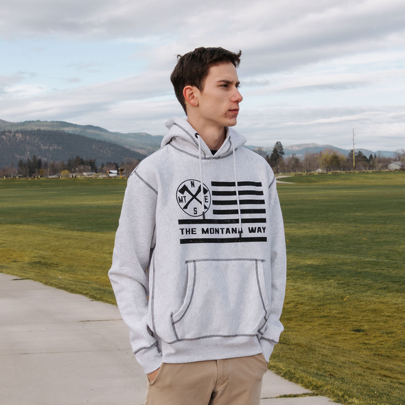 The Flag Pro-Weave Hoodie in Ash