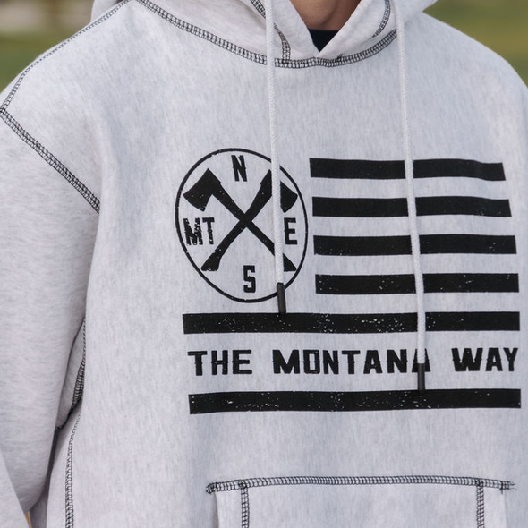 The Flag Pro-Weave Hoodie in Ash