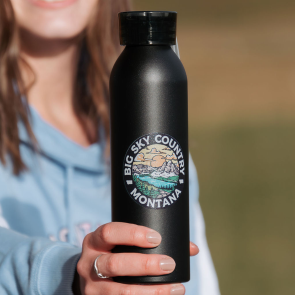 Big Sky Country Aluminum Bottle in Smoke