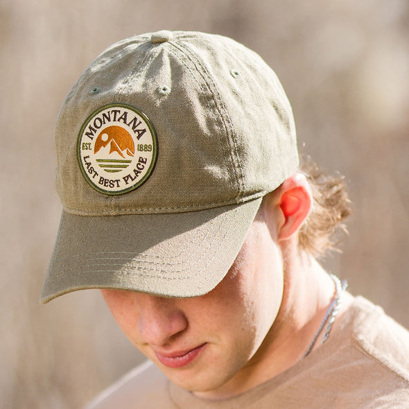 Last Best Place Relaxed Twill Hat in Army