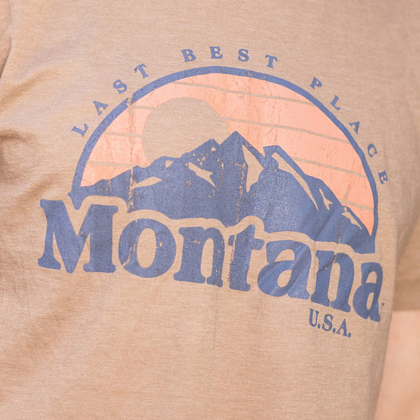 Last Best Place Tee in Walnut Heather