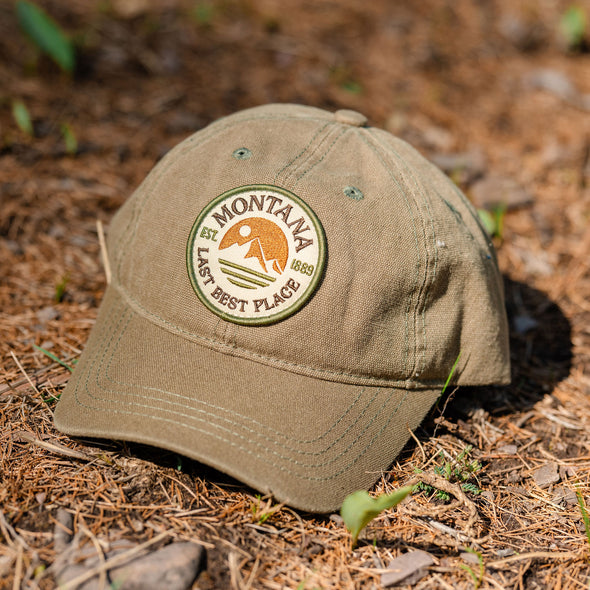 Last Best Place Relaxed Twill Hat in Army