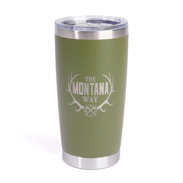 The Logo Travel Mug in Olive