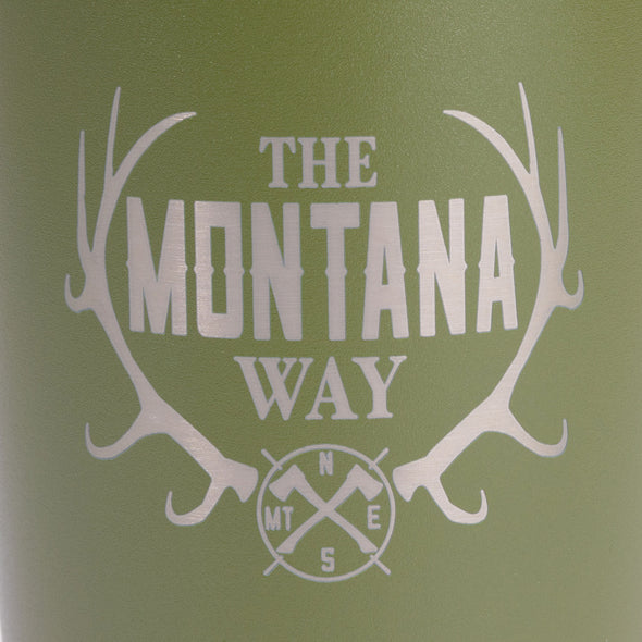 The Logo Travel Mug in Olive