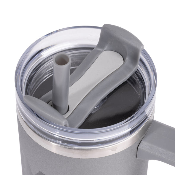 The Icons Tumbler w/Handle in Grey