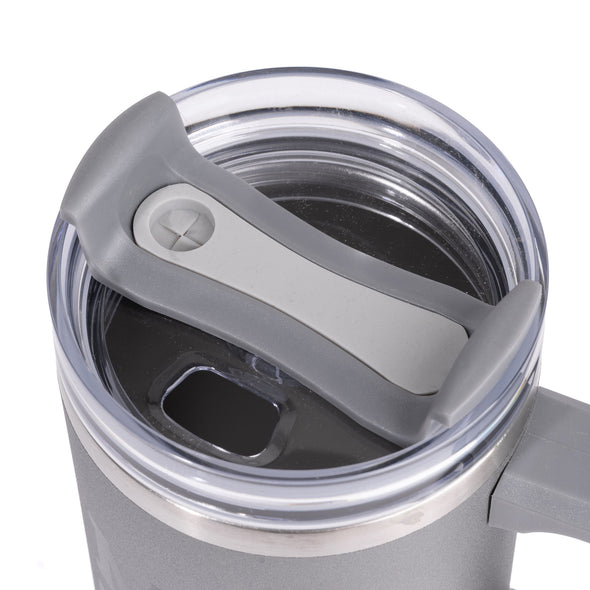 The Icons Tumbler w/Handle in Grey