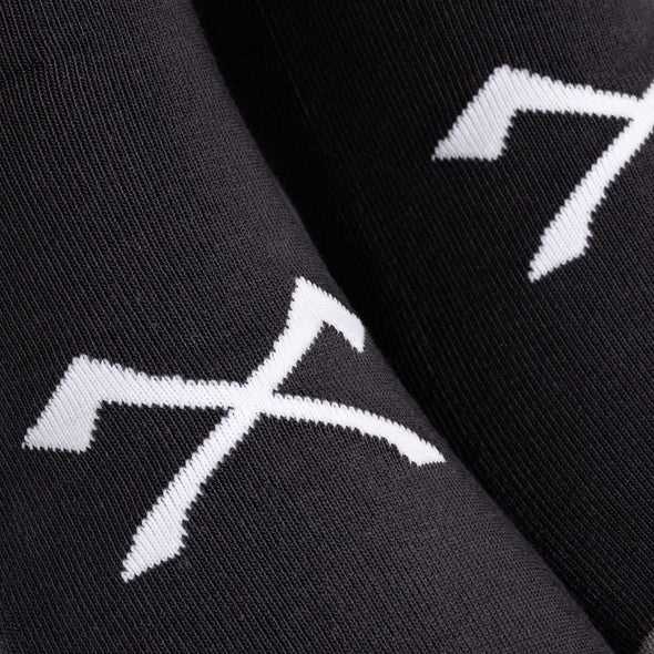 Grab Life Socks in Charcoal/Grey/White