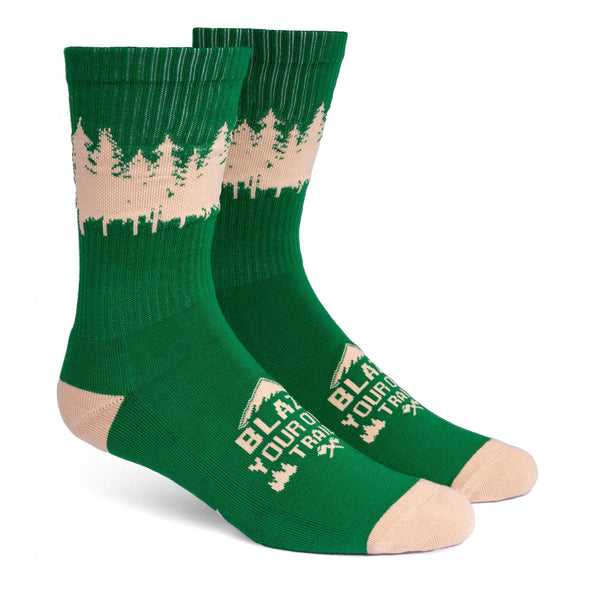 BYOT Socks in Green/Khaki