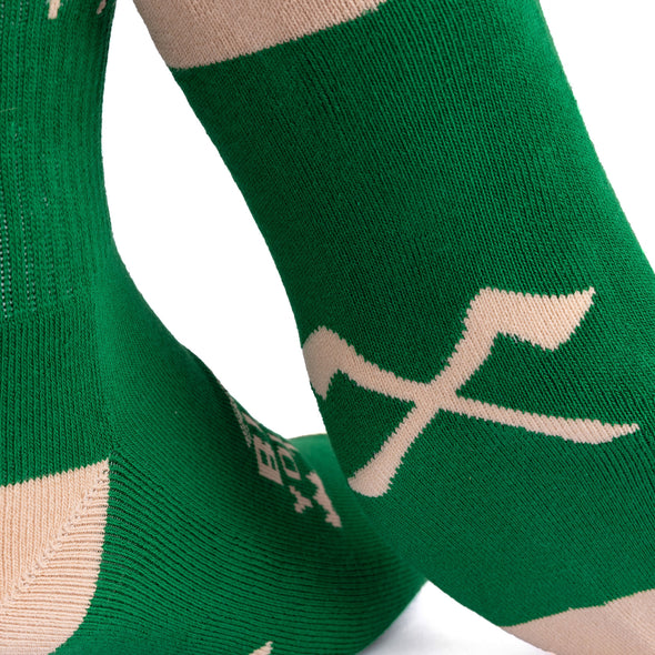 BYOT Socks in Green/Khaki