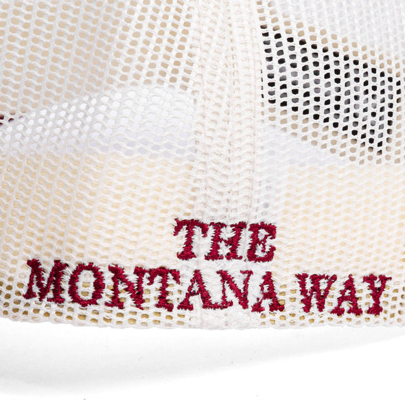 Griz Icons Snapback in Maroon/Grey/White