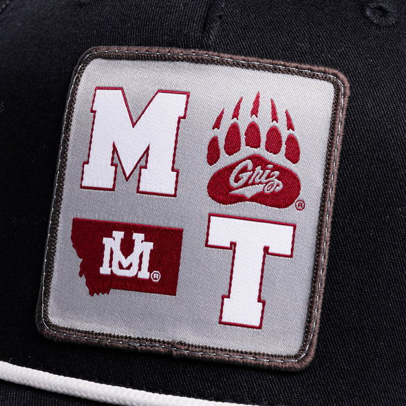 Griz Icons Rope Hat in Black