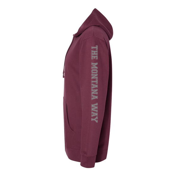 TMW Griz Hood in Maroon