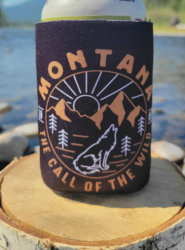 Call of The Wild Koozie in Black