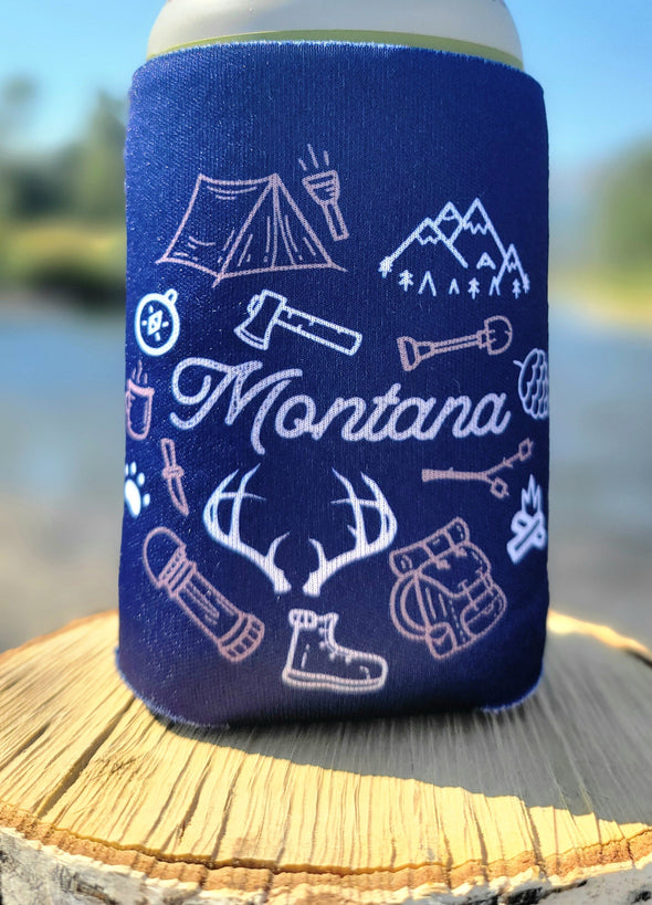 Montana Icons Koozie in Navy