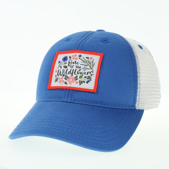 One of The Wildflowers Trucker in Pacific Blue/White
