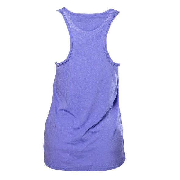 I Like It Here Burnout Tank in Periwinkle