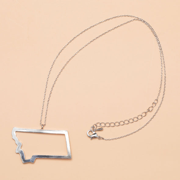 Last Best Place Necklace in Silver