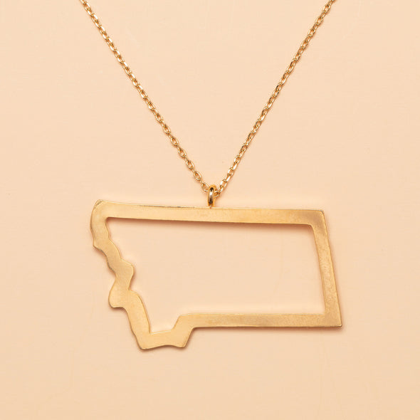 Last Best Place Necklace in Gold
