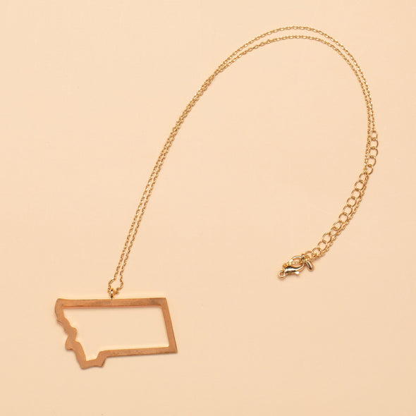 Last Best Place Necklace in Gold