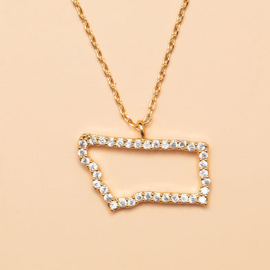 Forever 406 Necklace in Gold