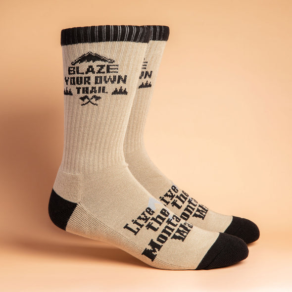 BYOT Socks in Khaki/Black my