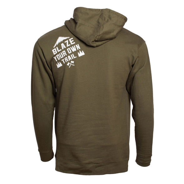 The Logo Pullover Hoodie in Army
