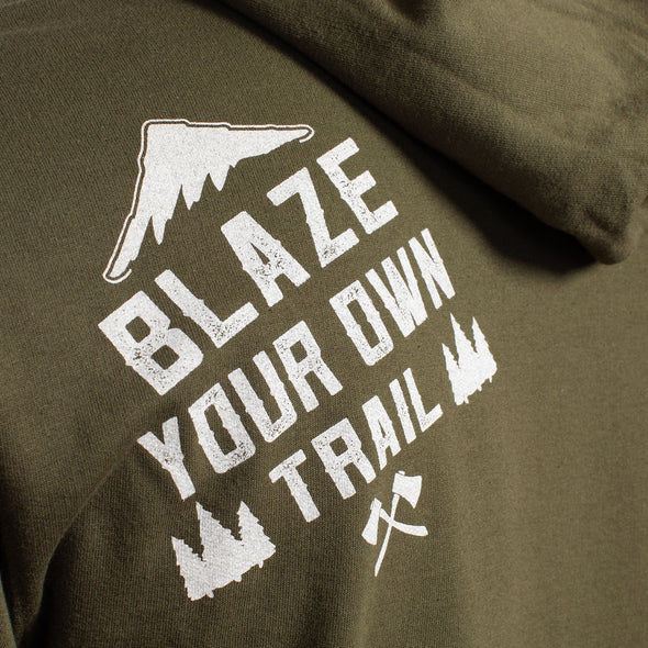 The Logo Pullover Hoodie in Army